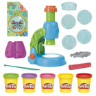 Play-Doh Magical Microscope-Light reveals hidden details: Fill a slide and place it under the toy microscope to see cool glow effects 