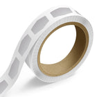 JAM Paper Outdoor Weatherproof Labels - Marquis Shaped Bottle Favors - 1 7/8 x 3 15/32 - Silver - 125 Labels/Roll-Colour: Silver Polyester | Make your mail stand out with colourful shipping address labels.