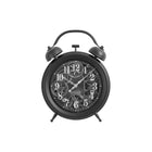 Monarch Specialties Clocks 12" Round Table Clock - Black -A stylish, vintage inspired 12" round table clock with a unique moving gear mechanism in a sophisticated black finish