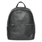 Nicci Backpack with Front Zipper Pocket - Black-Adjustable backpack straps 