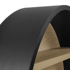 Modway Romy 47" Round Wall Book Shelf - Black/Natural-8