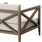 Modway Northlake Outdoor Teak Armchair - Pebble-8