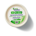 Eco Guardian Compostable Bowls - 16 oz - 20 Pack-Fridge, freezer, microwave, and oven safe