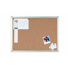 MasterVision Ayda Cork Bulletin Board - Aluminum Frame - 18" H x 24" W-Sleek aluminum frame adds elegant style to any room