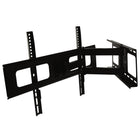 RCA Full Motion TV Wall Mount - 37" to 80" - Black-UL certified for strength, safety and quality assurance