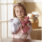 Melissa & Doug Farm Friends Hand Puppets - Set of 4-Soft stuffed-plush heads encourage cuddles; washable fabric