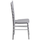 Flash Furniture HERCULES Series Silver Wood Chiavari Chair-Stacks up to 10 Chairs
