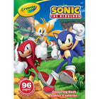 Crayola Colouring Book - 96 Pages - Sonic The Hedgehog-SONIC COLOURING BOOK: This Crayola Sonic Colouring Book features 96 pages of colouring fun and 1 Sticker Sheet
