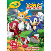Crayola Colouring Book - 96 Pages - Sonic The Hedgehog-SONIC COLOURING BOOK: This Crayola Sonic Colouring Book features 96 pages of colouring fun and 1 Sticker Sheet
