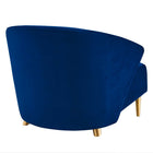 Modway Odyssey Performance Velvet Armchair - Navy-Non-Marking Foot Glides