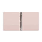 Staples 1" Binder - Line Drawing Face Design-Paperboard with PVC Transparent Film