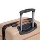 Bugatti Cannes Collection 21.5" Hardside Carry-on Luggage - Taupe-Lined interior with dividing panel, practical pocket and tightening straps to keep content organized and in place