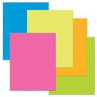 UCreate Premium Coated Poster Board, 5 Assorted Neon colours, 22" x 28", 25 Sheets-Sturdy 18 pt. construction