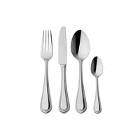 Casa Domani Brocade 16-Piece Flatware Set-This flatware set is made from stainless steel