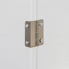 Kleankin Tall Slim Bathroom Storage Cabinet with Adjustable Shelf - White-Overall Dimension: 15.25"W x 11.75"D x 70.75"H    