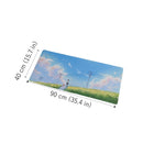 ONEofZERO Large Premium Mouse Pad - Lost in Thought-Smooth Cloth Top: Smooth surface for effortless gliding and compatibility with all mice