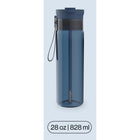 Contigo DualSip Plastic Water Bottle with 2-Way Lid and Carrying Strap - 28 oz (828 ml)-Removable strap: Comfort and convenience in one