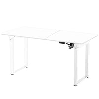 MotionGrey Ergo2 Pro Adjustable Electric Standing Desk with Memory Settings - 55" x 28" - White Top - White Frame-Affordable Pricing - Competitively priced standing desk designed to meet the needs of modern workspaces, offering durable construction, reliable performance, and advanced features typically found in higher-end models
