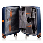 Champs Vintage II 3-Piece Luggage Set - Navy-Telescopic Handle