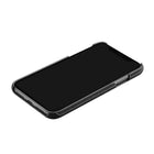 Gry Mattr Pinstripe Fabric Case for iPhone 11, XR - Charcoal-Full Access to Ports & Buttons
