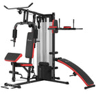 Soozier All-In-One Smith Machine-All in one gym, including chest press, leg extension, preacher pad curl, low/high pulley, sit-up, push-up and dip