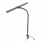 DAC MP-346 T-Shape 22" Gooseneck Clamp-On LED Desk Lamp - Black-Clamp-on base saves desk space