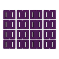Pendaflex A-Z Purple End Tab Filing Labels - I - 240 Pack-Compatible with DataFile L8701 series labels