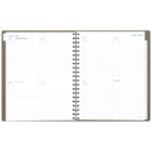 AT-A-GLANCE 2027 Signature Weekly/Monthly Planner - 11" H x 8-3/8" W - Grey - Bilingual-Page size: 11" H x 8-3/8" W