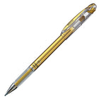 Slicci Ultra-Smooth Metallic Gel Roller Pen - 0.8mm - Gold  -Ultra smooth metallic gel roller
