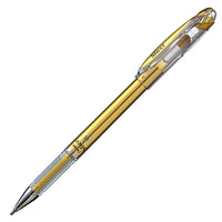 Slicci Ultra-Smooth Metallic Gel Roller Pen - 0.8mm - Gold  -Ultra smooth metallic gel roller