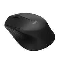 Logitech M280 Wireless Mouse - 3 Buttons - Black-All-day Comfort: This sculpted, right-handed Logitech wireless mouse guides your hand to a natural position allowing you to work comfortably for hours