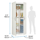 Sauder Storage Cabinet - White-8