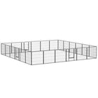 PawHut 24-Panel Heavy Duty Dog Playpen for Small & Medium Dogs - 31.5" H-An excellent romping ground and can also work as a partition