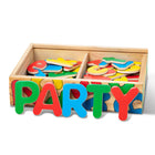 Melissa & Doug Wooden Letter Alphabet Letters-Letters store in a convenient, sturdy wooden box
