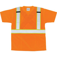 SCN Industrial Csa Compliant T-Shirts, Polyester, Medium, Orange - 3 Pack-Background Colour: Orange