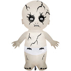 GEMMY Airblown Inflatable Halloween Animated Head Turning Zombie Doll - 72" x 57"-Zombie turns head