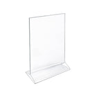 Azar Desktop/Countertop Top Loading Plastic Document Holder - Clear - 3 Pack-Flexible Plastic