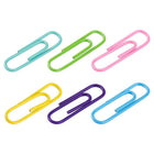 JAM Paper Colourful Standard Paper Clips - Regular 1" - Spring Assortment - 100/Pack - 6 Packs-Size: 1 inch (Standard/Regular) | Keep your stacks of paper organized with coloured paper clips