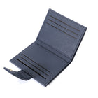 Champs Iconic Snap Cardholder - Navy-Back zip pocket