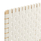 Modway Sparta Weave Vegan Leather Queen Headboard - Natural Beige-Assembly Required