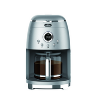 Salton NuRetro Digital 12 Cup Coffee Maker - Space Cherry-Brews up to 12 cups of filtered coffee, ideal for households, guests or all-morning sipping. Reusable coffee filter reduces paper waste.