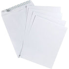 Staples Catalogue Envelopes with QuickStrip Flap - 10" x 13" - White - 100 Pack-QuickStrip closure fastens without moisture for easy use and a more efficient seal
