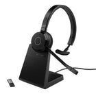 Jabra Evolve 65 TE Wireless Mono Headset with Charging Stand - Unified-Get up, take a call, or take a break, all while staying connected to your device.