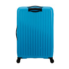 American Tourister 27" Rejoy Check-in Luggage - Large - 360-Degree Spinner - Azure Blue-Integrated TSA-approved lock provides added security when checking in your luggage