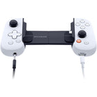 Backbone One Open Box Gaming Controller for iPhone - PlayStation Edition - BB-02-W-S - White -Compact & Portable: Features a sleek, foldable design that fits easily in your pocket, making it ideal for gaming anywhere.