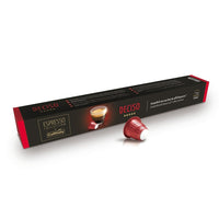 Caffitaly Deciso Nespresso Compatible Capsules - 60 Pack-Blend of Asian Robusta, which has a strong distinct character, softened with Arabica to enhance its aromatic qualities
