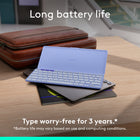 Logitech Keys-To-Go 2 Portable Bluetooth Tablet Keyboard with Built-in Cover - Lilac-3 Years of Battery Life: Long battery autonomy for up to 3 years so you can type worry-free, the Keys-To-Go 2 portable wireless keyboard comes pre-installed with included coin cell batteries