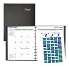 Blueline 2027 MiracleBind 16-Month Monthly Planner with Twin-Wire Binding - 10-3/4" x 8-1/2" - Black - Bilingual-16-Month: September 2026 to December 2027