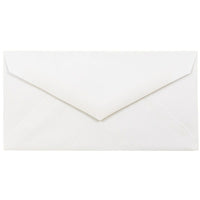 JAM Paper Monarch Envelopes, 3.88 x 7.5, Strathmore Bright White Wove with V-Flap, 500 Pack (195201H)-Product Type: Strathmore Envelope