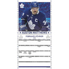 DateWorks 2026 16-Month Wall Calendar - 12" x 12" - NHL Superstars - Bilingual-Sports